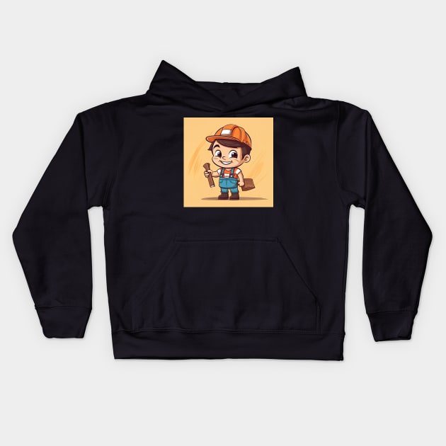 Carpenter Kids Hoodie by ComicsFactory